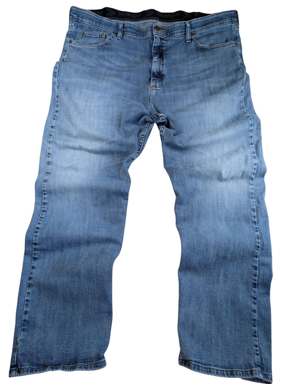 WRANGLER Relaxed Stretch  Fit Jeans Men's 40x30 Straight Leg Stretch Denim Soft